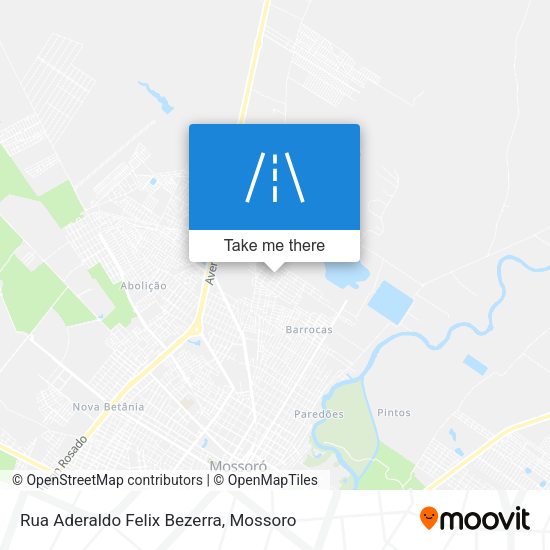 Rua Aderaldo Felix Bezerra map