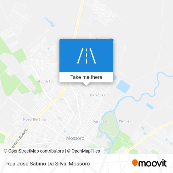 Rua José Sabino Da Silva map