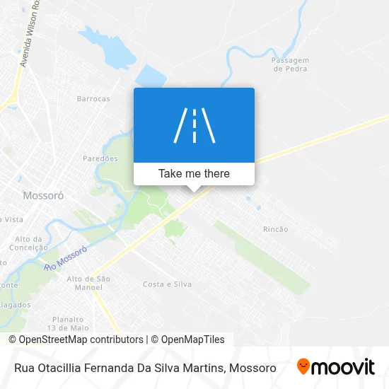 Rua Otacillia Fernanda Da Silva Martins map
