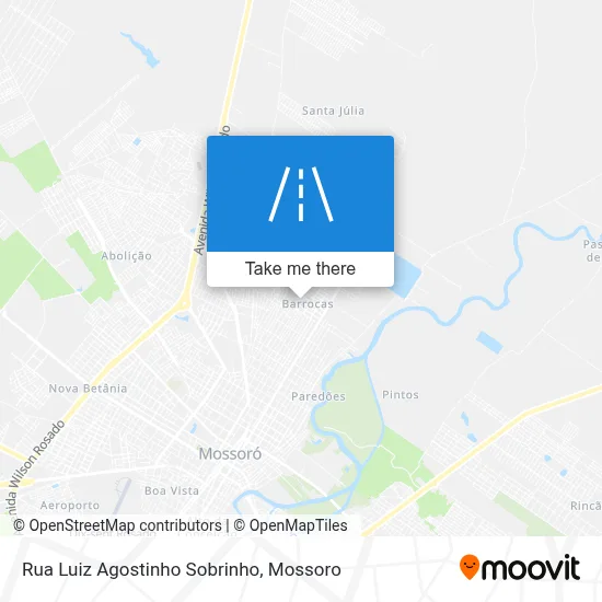 Rua Luiz Agostinho Sobrinho map