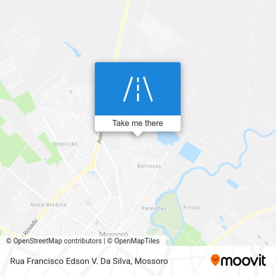 Rua Francisco Edson V. Da Silva map