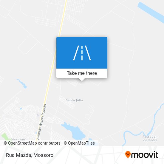 Rua Mazda map