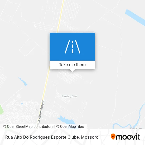 Rua Alto Do Rodrigues Esporte Clube map