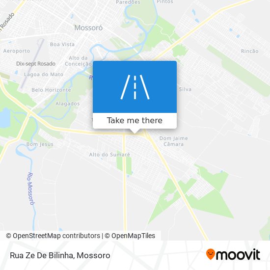 Mapa Rua Ze De Bilinha