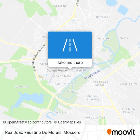 Rua João Faustino De Morais map