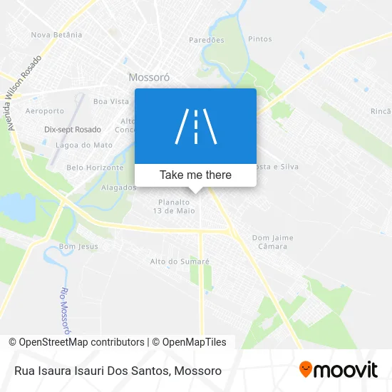Rua Isaura Isauri Dos Santos map