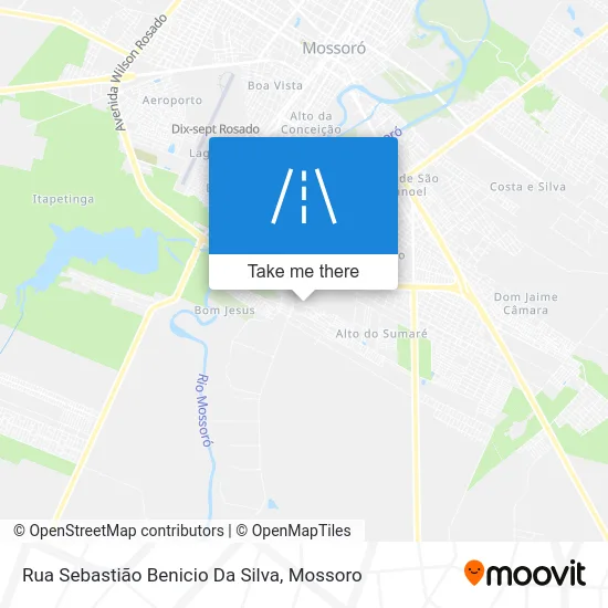 Rua Sebastião Benicio Da Silva map