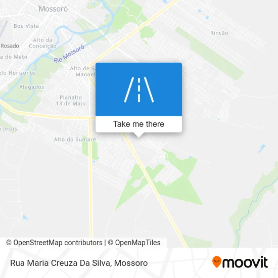 Rua Maria Creuza Da Silva map