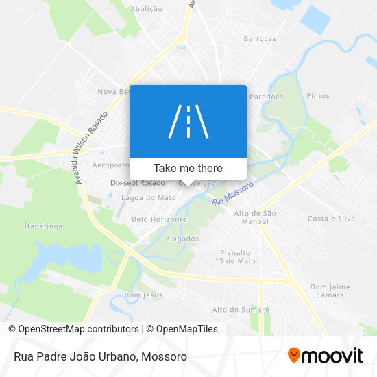 Rua Padre João Urbano map
