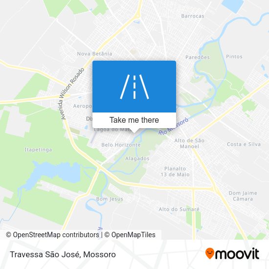 Travessa São José map