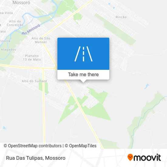 Rua Das Tulipas map
