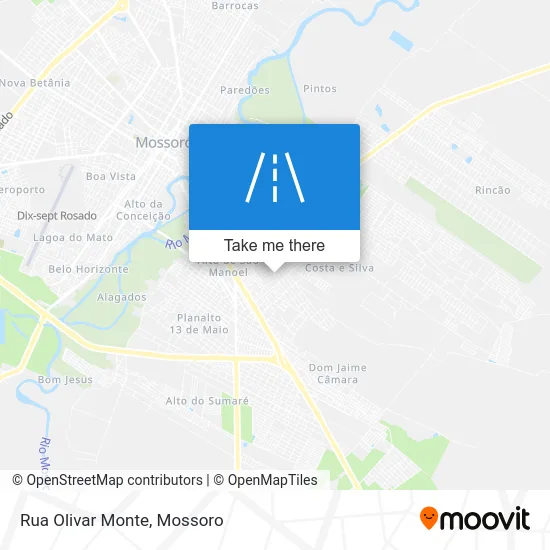 Rua Olivar Monte map