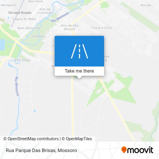 Rua Parque Das Brisas map