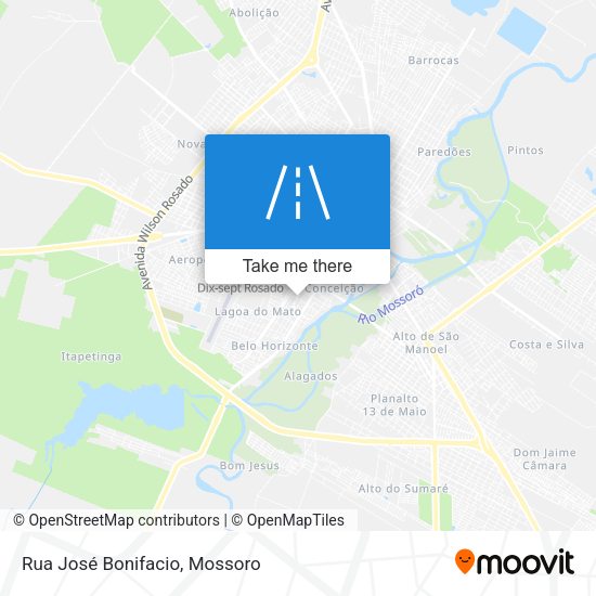 Rua José Bonifacio map