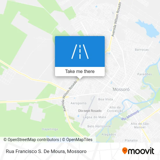 Rua Francisco S. De Moura map