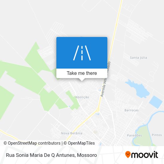 Rua Sonia Maria De Q Antunes map
