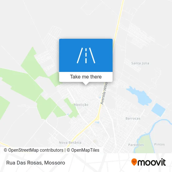 Rua Das Rosas map