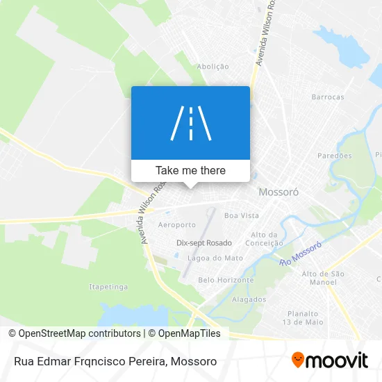 Rua Edmar Frqncisco Pereira map