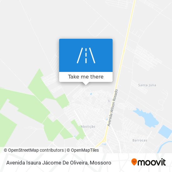 Avenida Isaura Jácome De Oliveira map