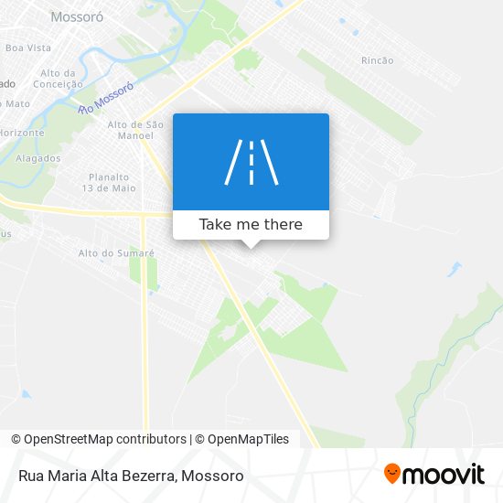 Mapa Rua Maria Alta Bezerra