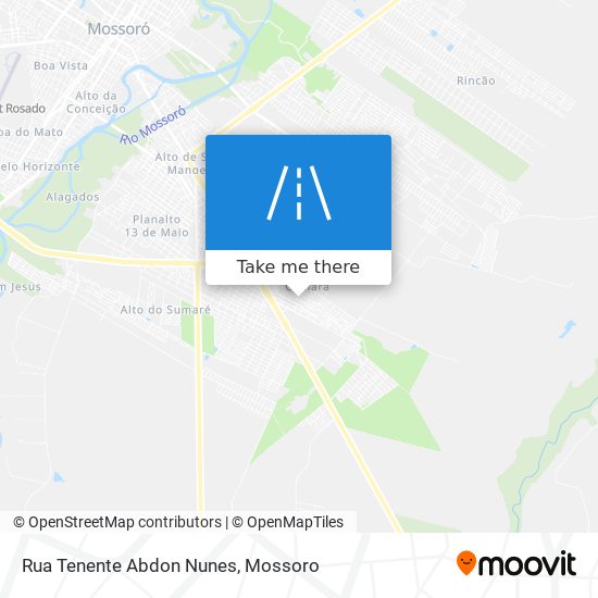 Rua Tenente Abdon Nunes map