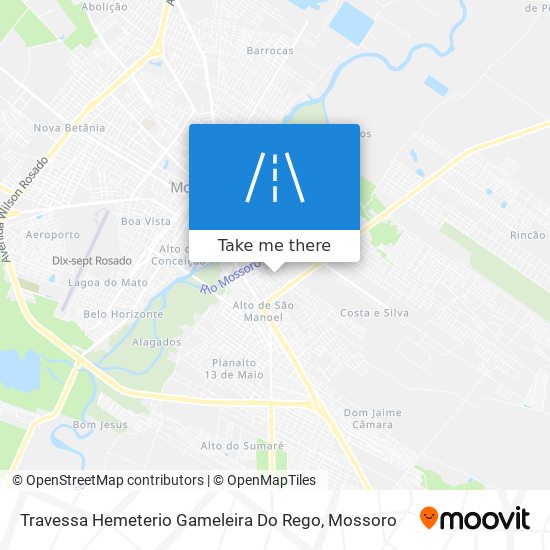 Travessa Hemeterio Gameleira Do Rego map