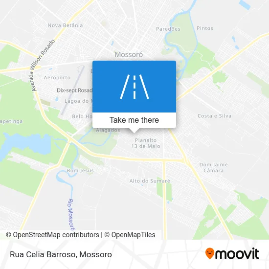 Rua Celia Barroso map