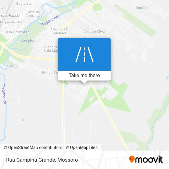 Rua Campina Grande map