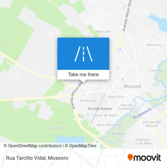 Rua Tarcilio Vidal map