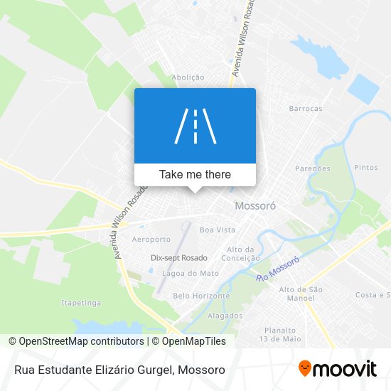 Rua Estudante Elizário Gurgel map