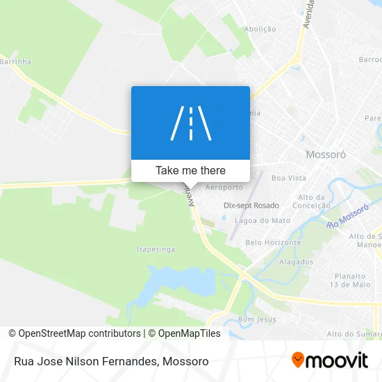 Rua Jose Nilson Fernandes map