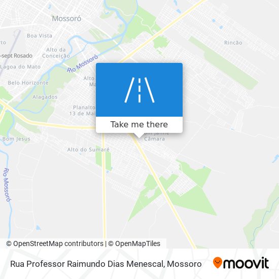 Rua Professor Raimundo Dias Menescal map