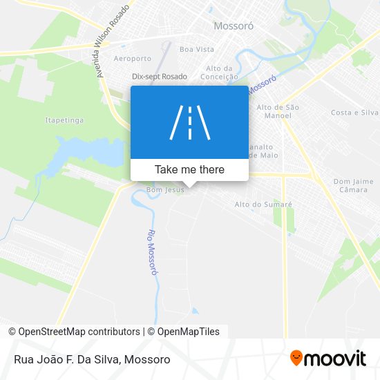 Rua João F. Da Silva map
