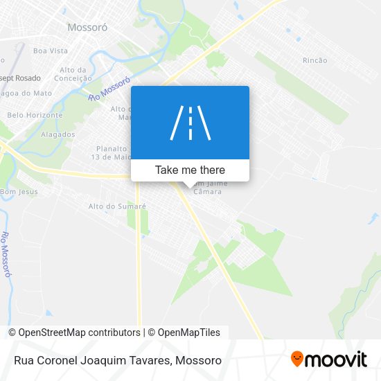 Rua Coronel Joaquim Tavares map