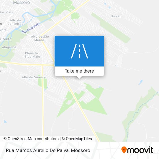 Rua Marcos Aurelio De Paiva map