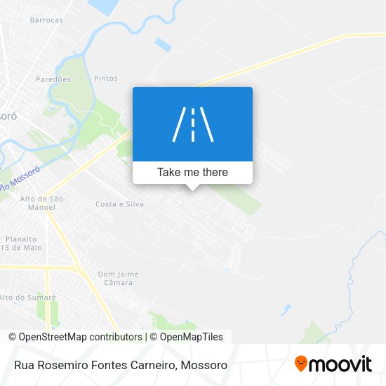 Rua Rosemiro Fontes Carneiro map