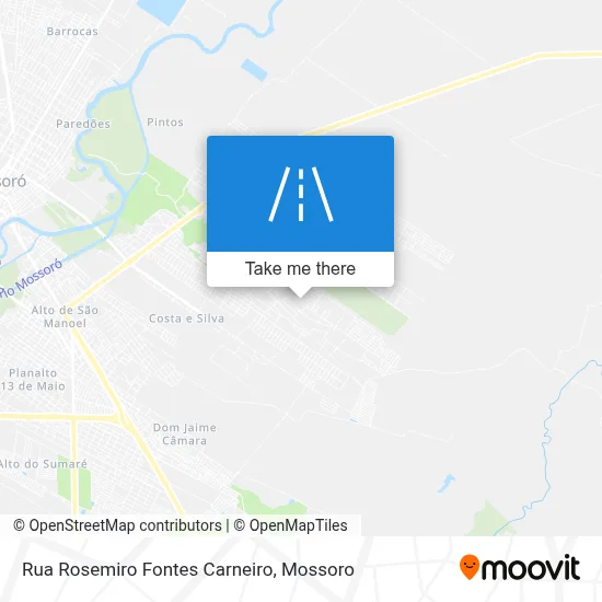 Rua Rosemiro Fontes Carneiro map