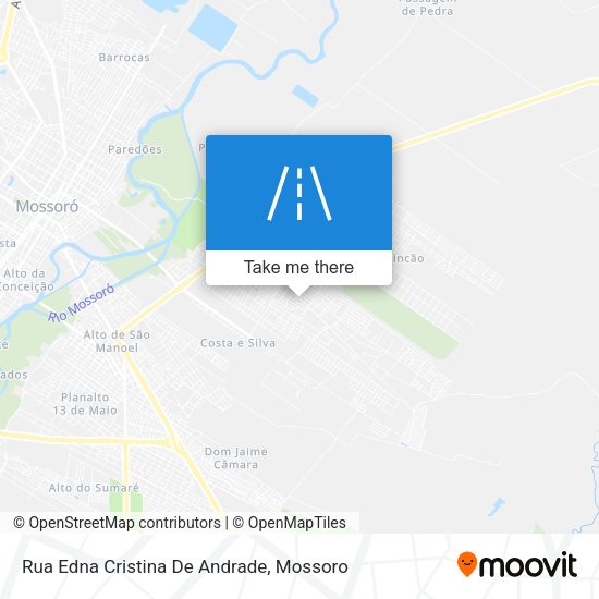 Rua Edna Cristina De Andrade map