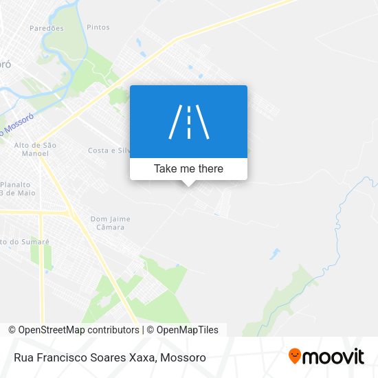 Rua Francisco Soares Xaxa map