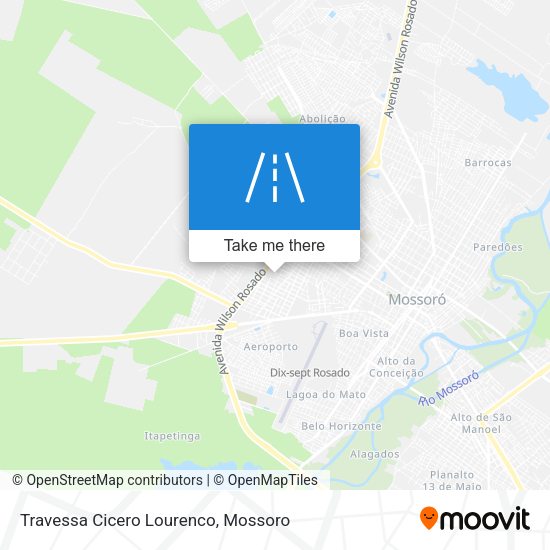 Travessa Cicero Lourenco map