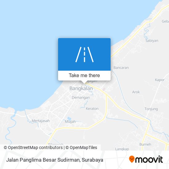 Jalan Panglima Besar Sudirman map