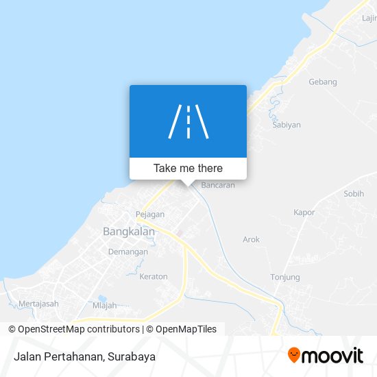 Jalan Pertahanan map