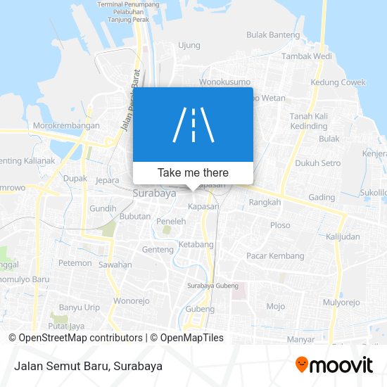 Jalan Semut Baru map