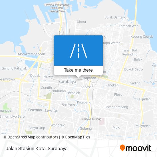 Jalan Stasiun Kota map