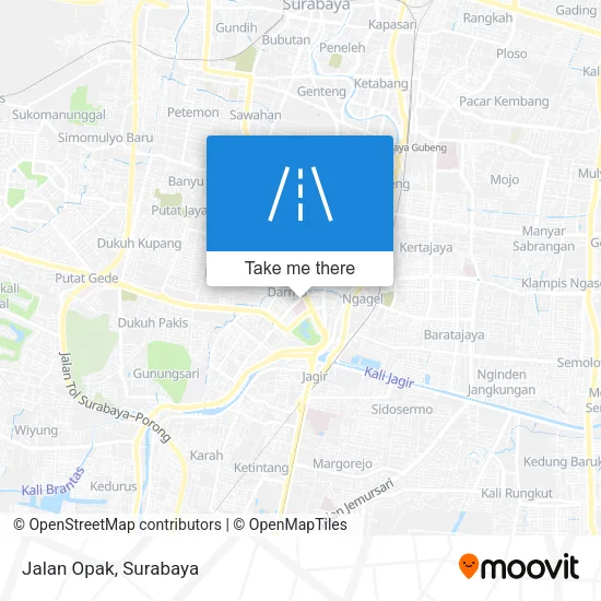 Jalan Opak map