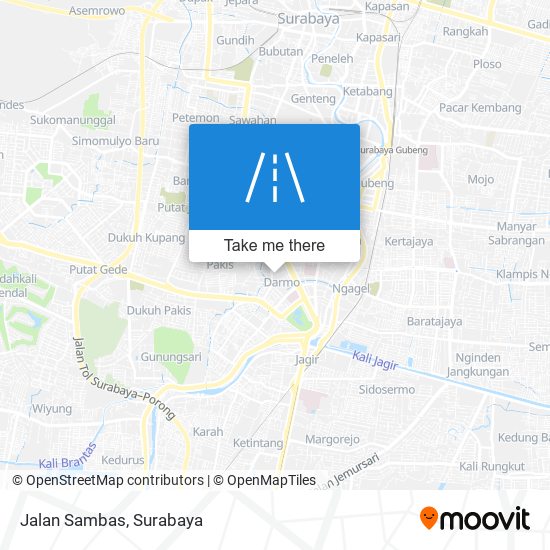 Jalan Sambas map