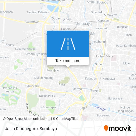 Jalan Diponegoro map