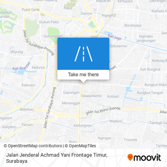 Jalan Jenderal Achmad Yani Frontage Timur map