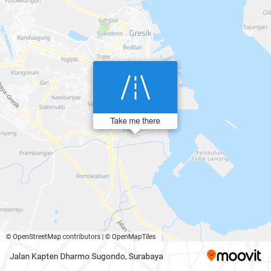 Jalan Kapten Dharmo Sugondo map