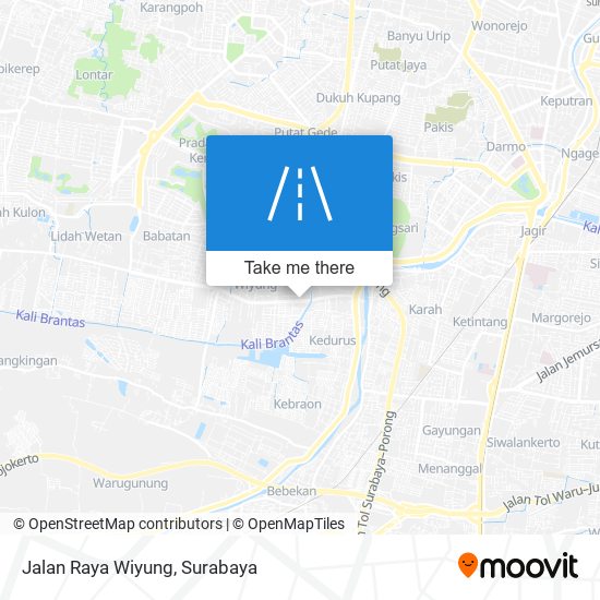 Jalan Raya Wiyung map